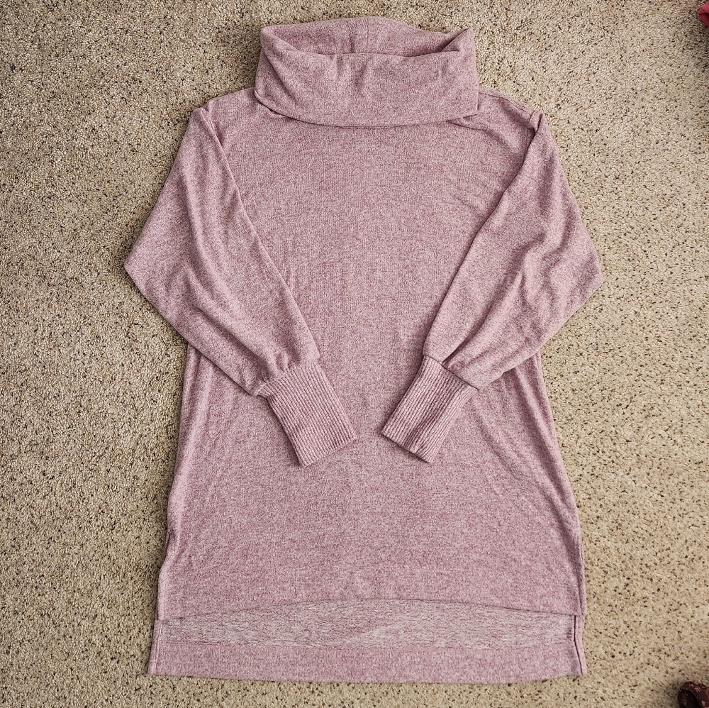 Maeve turtleneck pink sweater